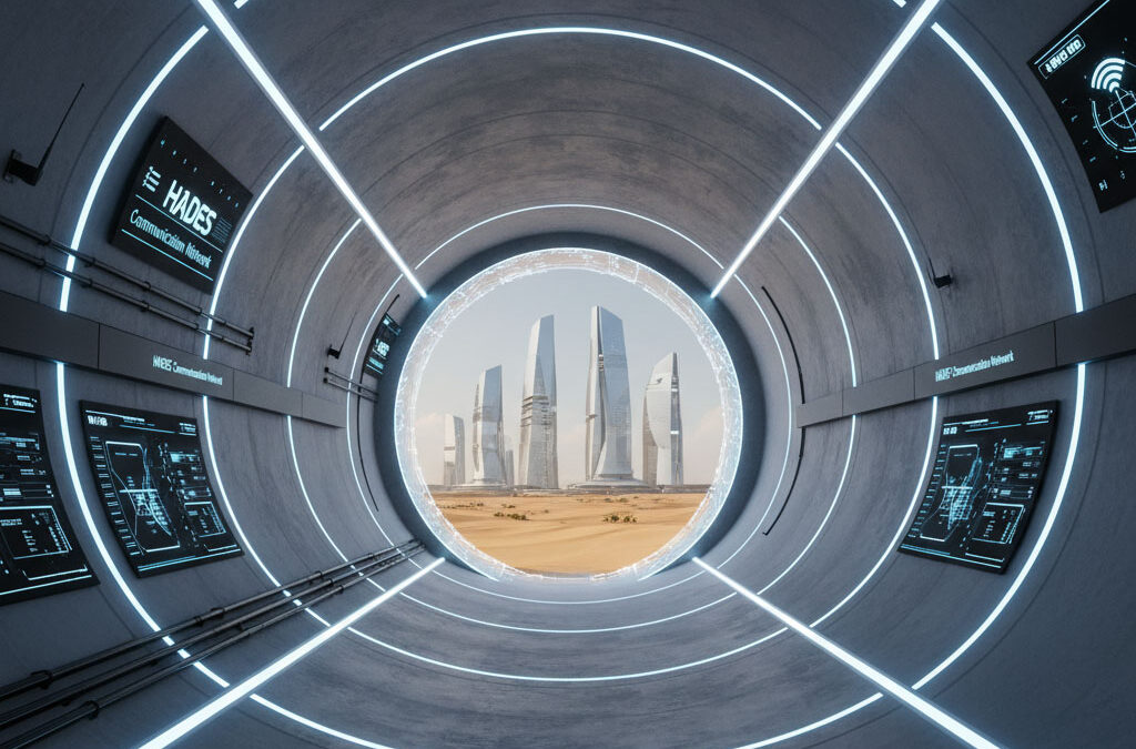 Saudi Arabien | NEOM | Time Travel Tunnel